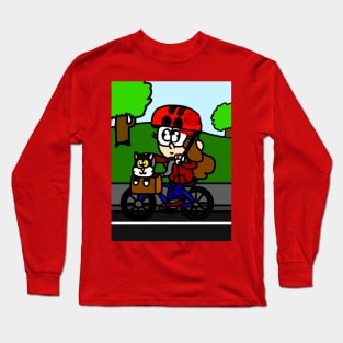 biking Long Sleeve T-Shirt